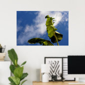 Blätter für Banana Tree Poster (Heimbüro)