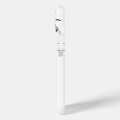 Blätter für benutzerdefinierte Monogrammnamen Khak Case-Mate iPhone Hülle (Rückseite / Links)