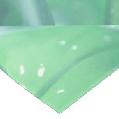 Blätter für blassgrüne Pflanze Muster Tischdecke (Schrägansicht)