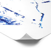 Blätter für Blaubirken, Pflanze 1 Poster (Ecke)