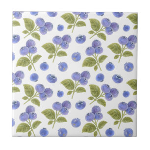 Blätter für Blueberry und Blueberry Fliese