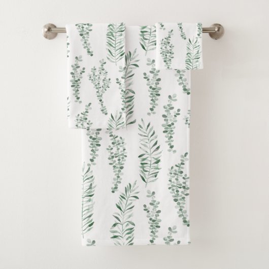 Blätter für botanische Wasserfarben Badhandtuch Set (Insitu)