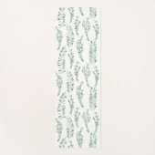 Blätter für botanische Wasserfarben Yogamatte (Vorderseite)