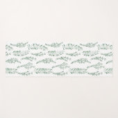 Blätter für botanische Wasserfarben Yogamatte (Vorderseite (Horizontal))