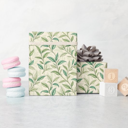 Blätter für dekoratives Tee-Papier Geschenkpapier (Babyparty)