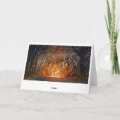 Blätter für den Herbstwald Karte (Rückseite)