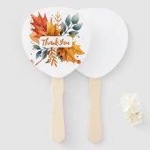 Blätter für die Farbe des Herbstes Fächer (Vorne und Hinten)