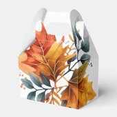 Blätter für die Farbe des Herbstes Geschenkschachtel (Rückseite)