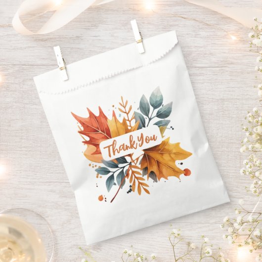 Blätter für die Farbe des Herbstes Geschenktütchen (Ausgeschnitten)