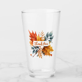 Blätter für die Farbe des Herbstes Glas