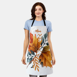 Blätter für die Farbe des Herbstes Schürze