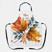 Blätter für die Farbe des Herbstes Schürze (Vorderseite)