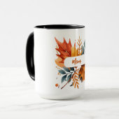 Blätter für die Farbe des Herbstes Tasse (Vorderseite Links)