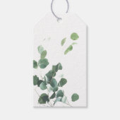 Blätter für die Gastgeschenk Hochzeit Geschenkanhänger (Vorderseite)