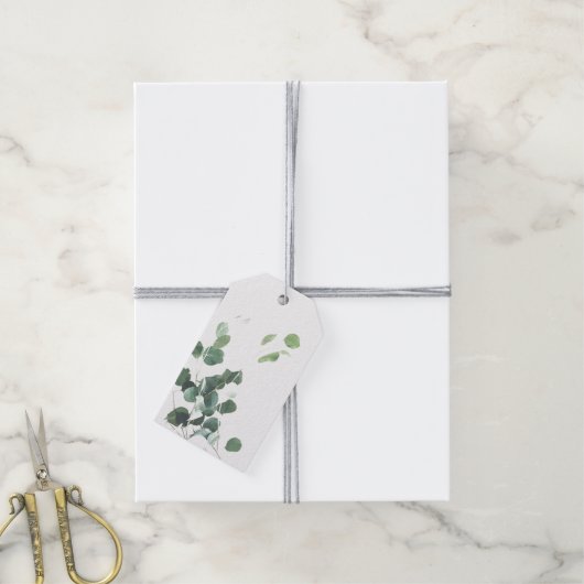 Blätter für die Gastgeschenk Hochzeit Geschenkanhänger (Mit Garn)