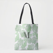 Blätter für die grüne, moderne Monogram Palm Tasche (Vorderseite)