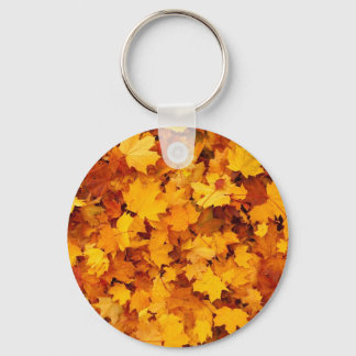 Blätter für die Herbstgelbe Maple Schlüsselanhänger