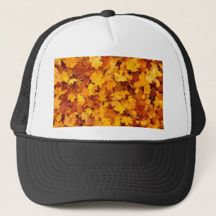 Blätter für die Herbstgelbe Maple Truckerkappe