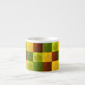 Blätter für die Herbstmaple, braun, goldfarben, gr Espressotasse (Vorderseite)