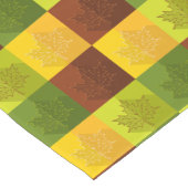 Blätter für die Herbstmaple, braun, goldfarben, gr Kurzer Tischläufer (Ecke)