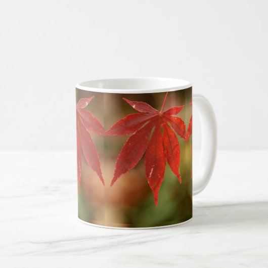 Blätter für die Herbstmaple Tasse (VorderseiteRechts)