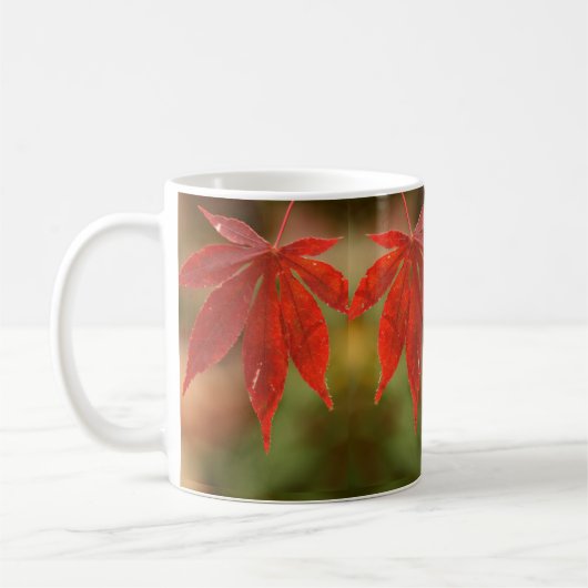 Blätter für die Herbstmaple Tasse (Links)