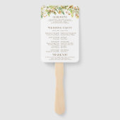 Blätter für die Hochzeit im Herbst im Herbst Fächer (Rückseite)