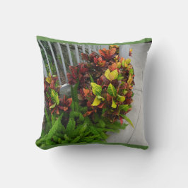 Blätter für die Pflanze Kissen