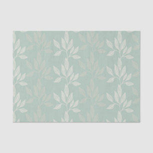 Blätter für die Sage Green & Gold Gum Leaf-Muste Seidenpapier