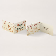 Blätter für Erntedank-Ahornkarte