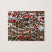 Blätter für Eule und Ahorn Puzzle (Horizontal)