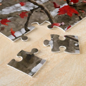 Blätter für Eule und Ahorn Puzzle (Seite)