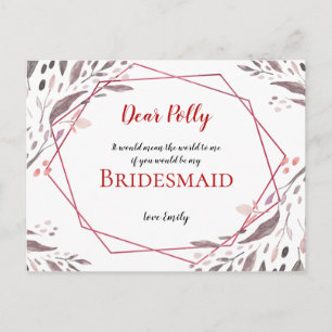 Blätter für Farbtöne/Geometrie/Überbrückungsanfrag Postkarte