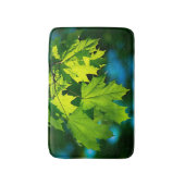 Blätter für frischen grünen Ahorn Badematte (Vorderseite Vertikal)