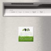 Blätter für Gartenwächter - Firmenlogo Magnet (In Situ (Geschirrspüler))