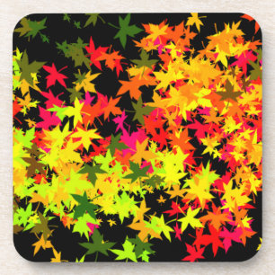 Blätter für gefallene Ahorn im Herbst Untersetzer