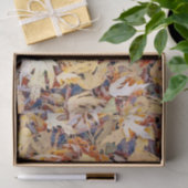 Blätter für gelb gestrichene Ahorn Seidenpapier (Geschenk)