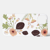 Blätter für grün gezogene Blume Case-Mate iPhone Hülle (Rückseite (Horizontal))