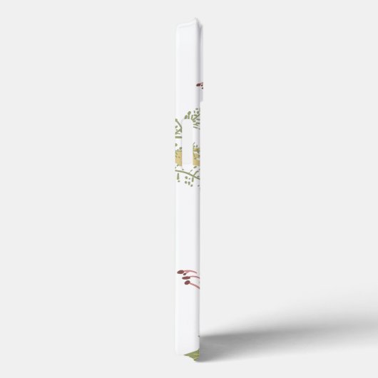 Blätter für grün gezogene Blume Case-Mate iPhone Hülle (Rückseite / Rechts)