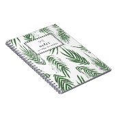Blätter für Grüne Aquarellfarben - Muster für indi Notizblock (Rechte Seite)