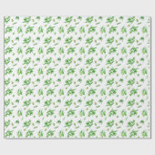 Blätter für grüne Olive Branches Geschenkpapier (Flach)