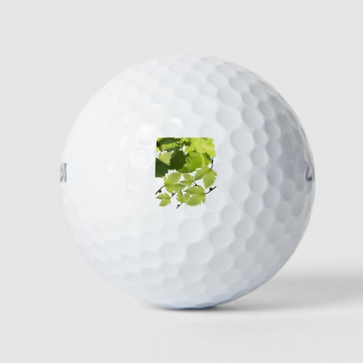 Blätter für grünen Weinbau Golfball (Vorderseite)