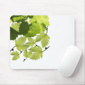 Blätter für grünen Weinbau Mousepad (Mit Mouse)