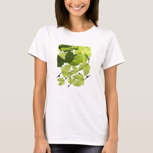Blätter für grünen Weinbau T-Shirt (Vorderseite)