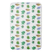 Blätter für grünes und blaues Wasser Badematte (Vorderseite Vertikal)