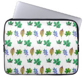Blätter für grünes und blaues Wasser Laptopschutzhülle (Vorderseite)