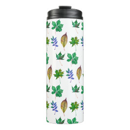 Blätter für grünes und blaues Wasser Thermosbecher