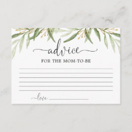 Blätter für Grüngold Ratschläge für Eltern Begleitkarte