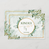 Blätter für Grünpflanzen 3 Wahlmöglichkeiten RSVP (Vorne/Hinten)