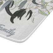 Blätter für hellgrüne Gummi Aquarelltafel Schneidebrett (Ecke)